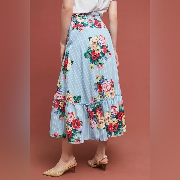 Maeve by Anthropologie Claudette Midi Skirt - Picture 9 of 9